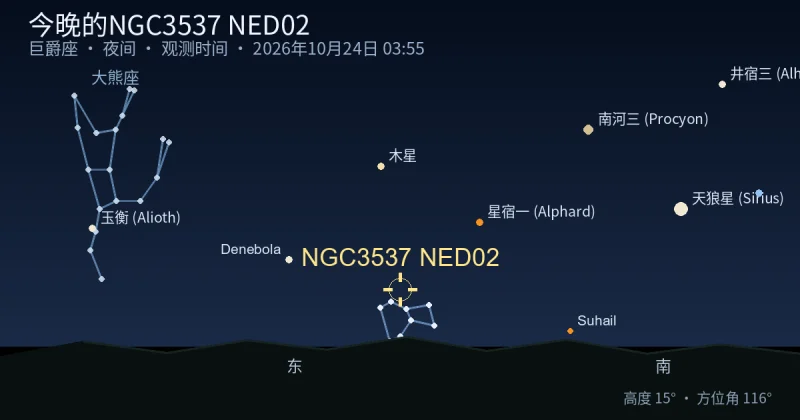 今晚的NGC3537 NED02