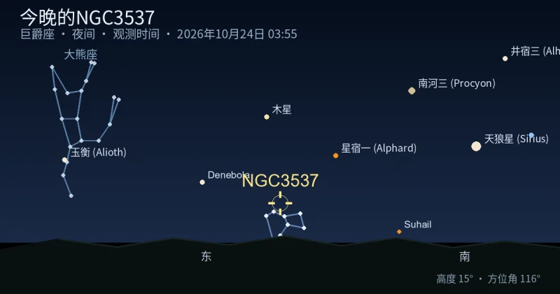 今晚的NGC3537