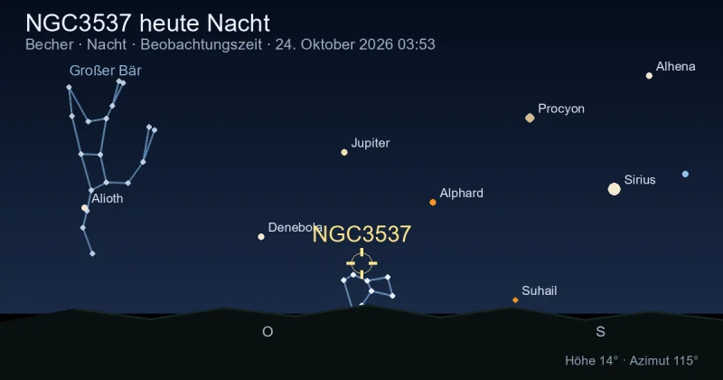 NGC3537 heute Nacht