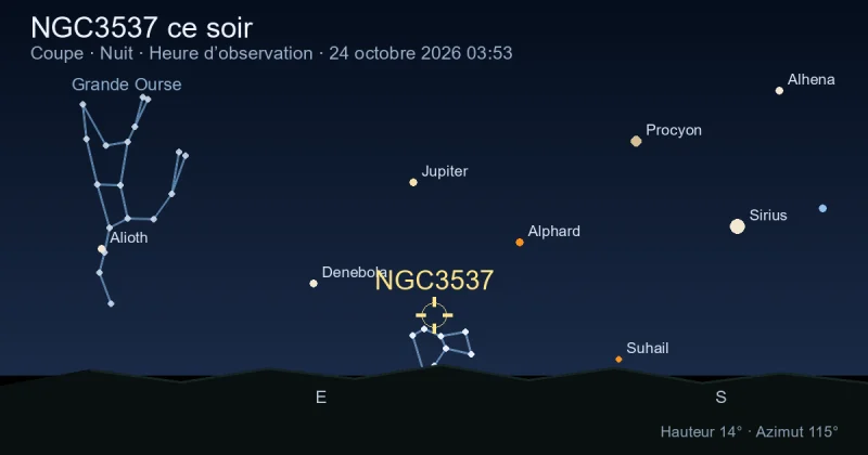 NGC3537 ce soir