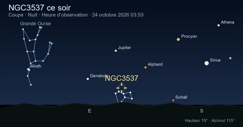 NGC3537 ce soir