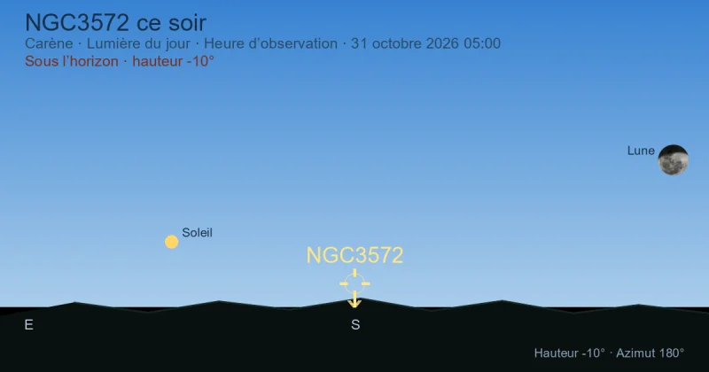 NGC3572 ce soir