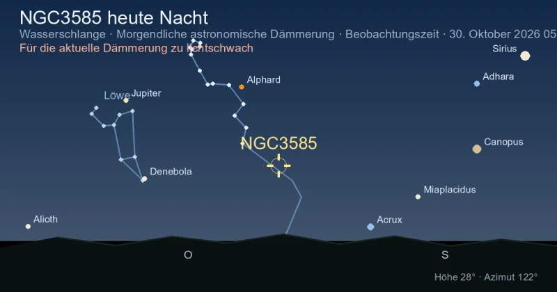 NGC3585 heute Nacht