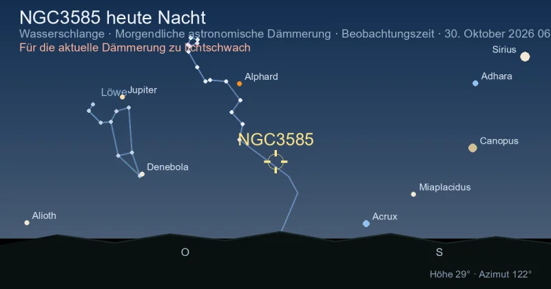 NGC3585 heute Nacht