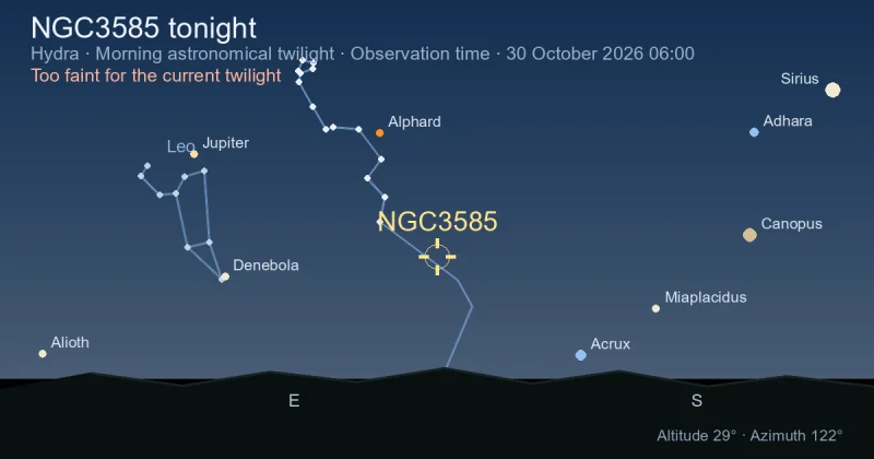 NGC3585 tonight
