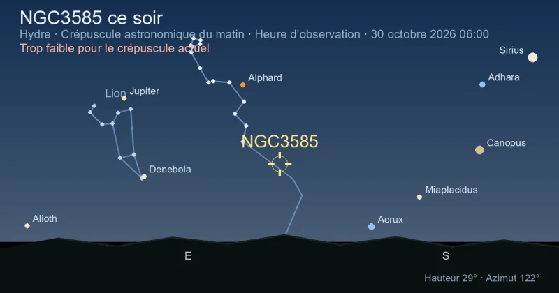 NGC3585 ce soir