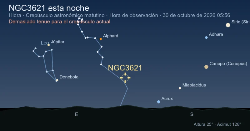NGC3621 esta noche