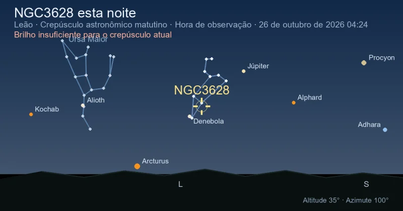 NGC3628 esta noite