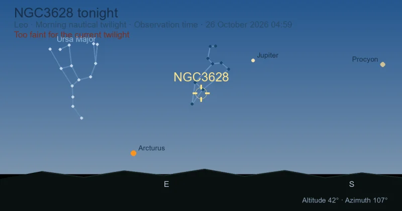 NGC3628 tonight