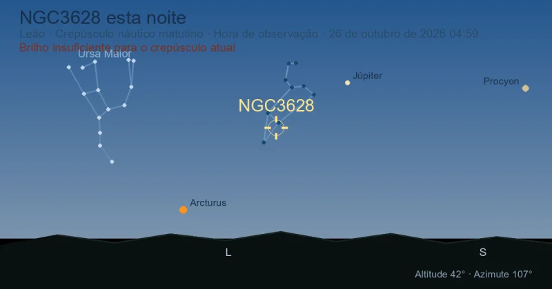 NGC3628 esta noite
