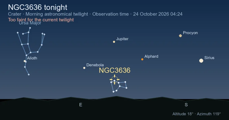 NGC3636 tonight