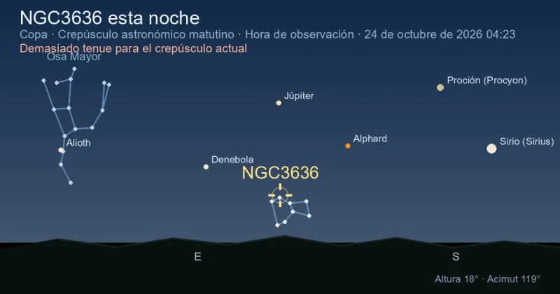 NGC3636 esta noche