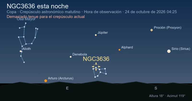 NGC3636 esta noche