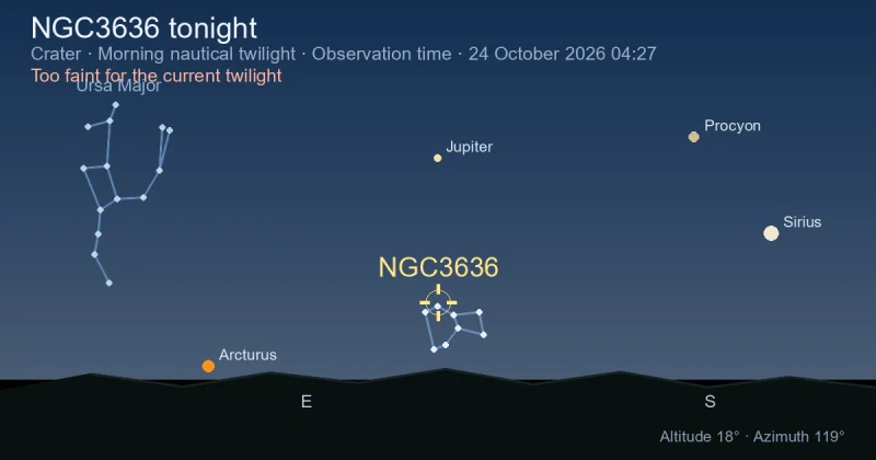 NGC3636 tonight