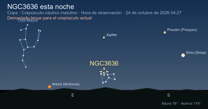 NGC3636 esta noche