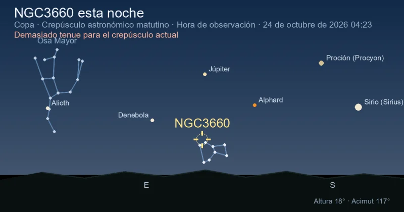 NGC3660 esta noche