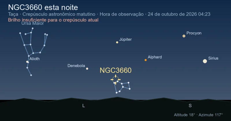 NGC3660 esta noite