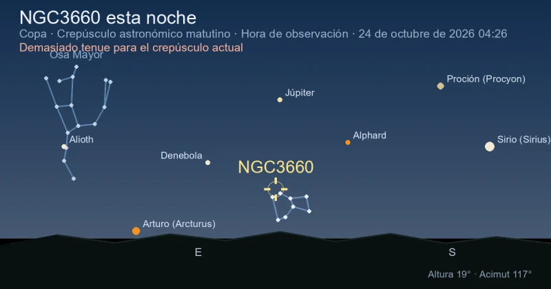 NGC3660 esta noche