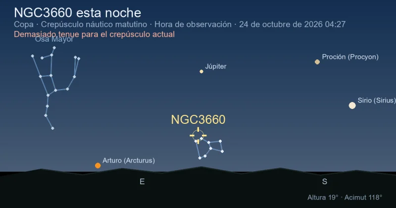 NGC3660 esta noche