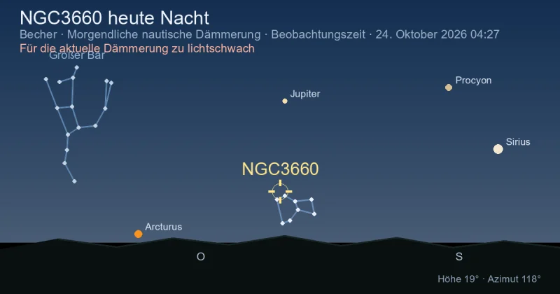 NGC3660 heute Nacht