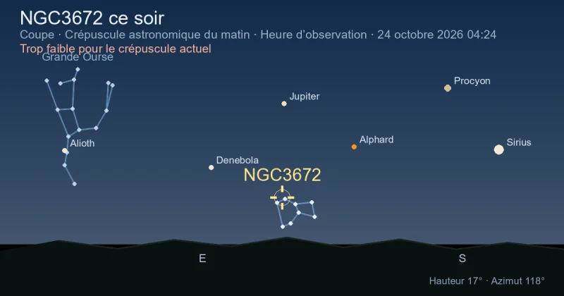 NGC3672 ce soir