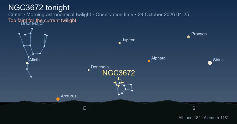 NGC3672 tonight