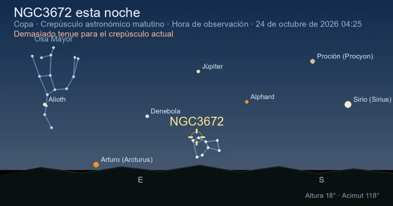 NGC3672 esta noche