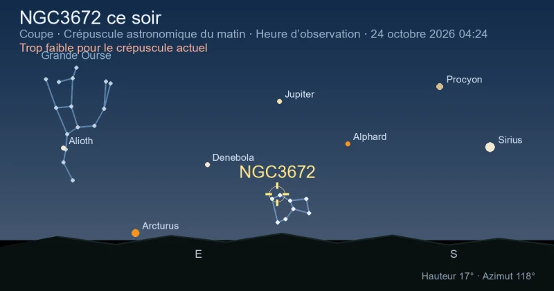 NGC3672 ce soir