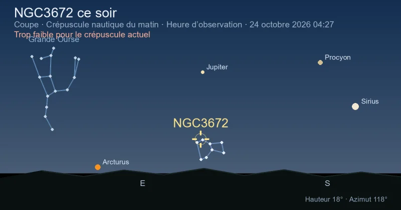 NGC3672 ce soir