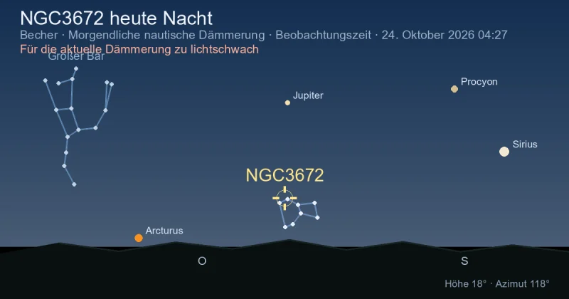 NGC3672 heute Nacht