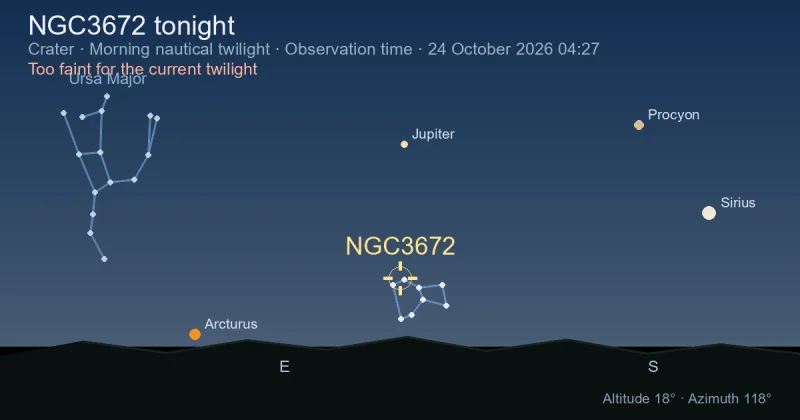 NGC3672 tonight