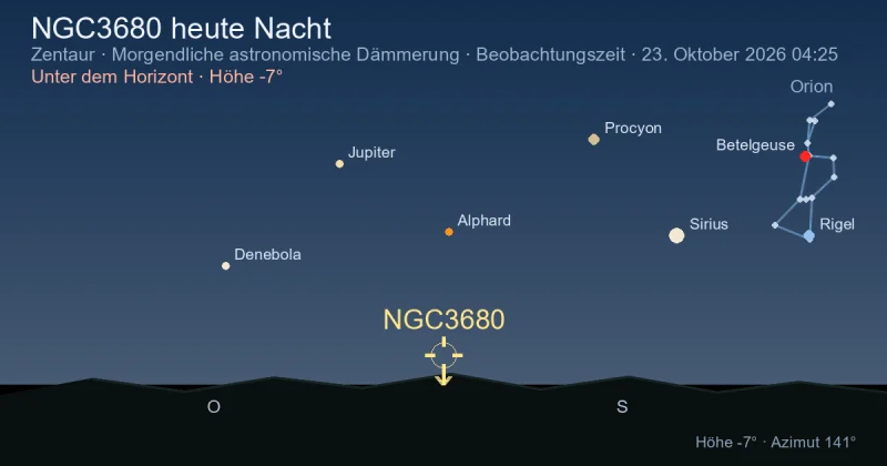 NGC3680 heute Nacht