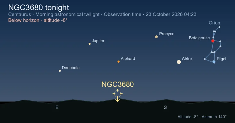 NGC3680 tonight