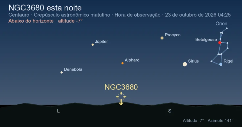 NGC3680 esta noite