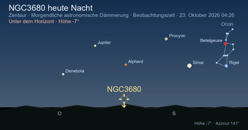 NGC3680 heute Nacht