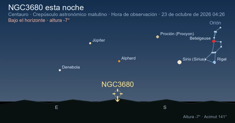 NGC3680 esta noche