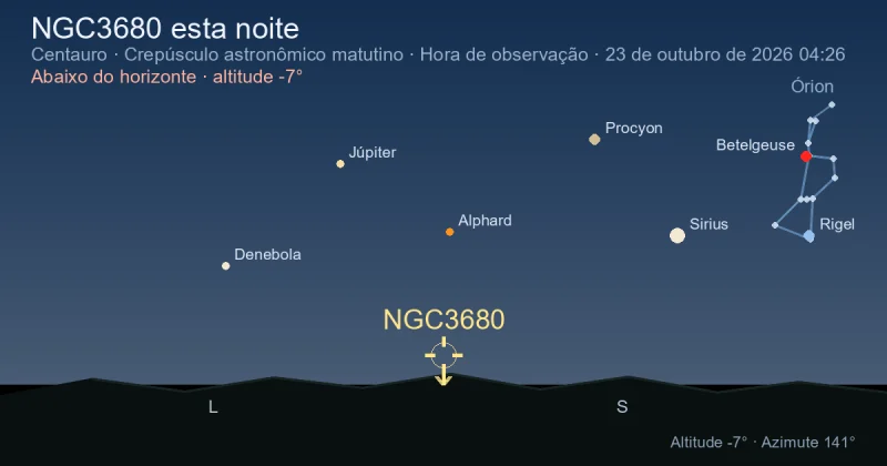 NGC3680 esta noite