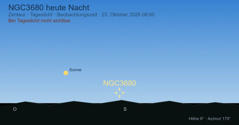 NGC3680 heute Nacht