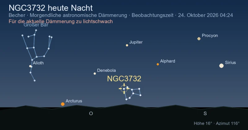 NGC3732 heute Nacht