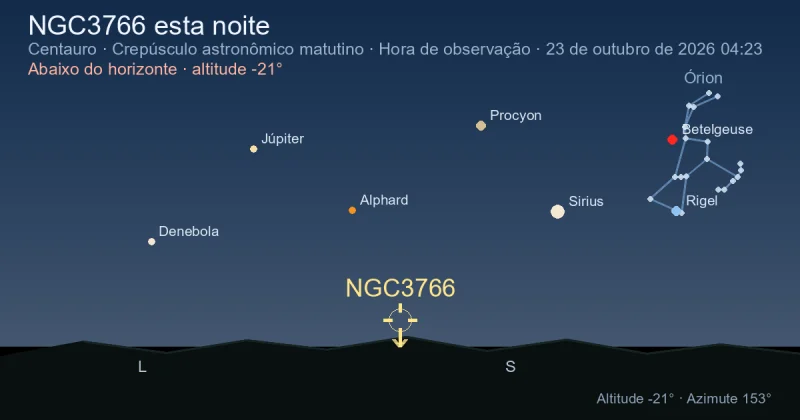 NGC3766 esta noite