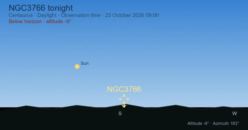 NGC3766 tonight