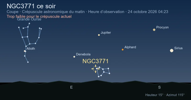 NGC3771 ce soir