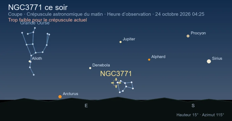 NGC3771 ce soir