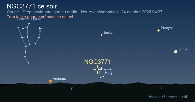 NGC3771 ce soir
