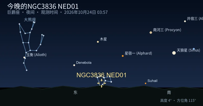 今晚的NGC3836 NED01