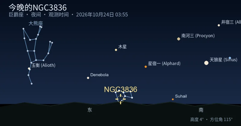 今晚的NGC3836