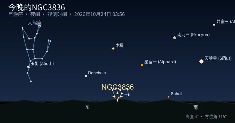 今晚的NGC3836