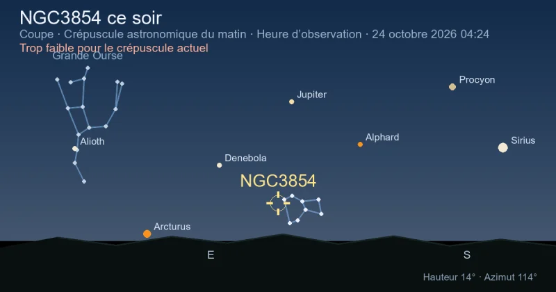 NGC3854 ce soir