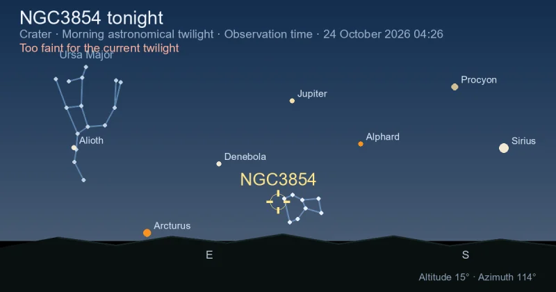 NGC3854 tonight