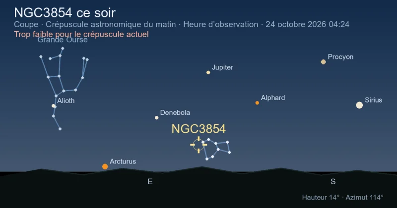 NGC3854 ce soir